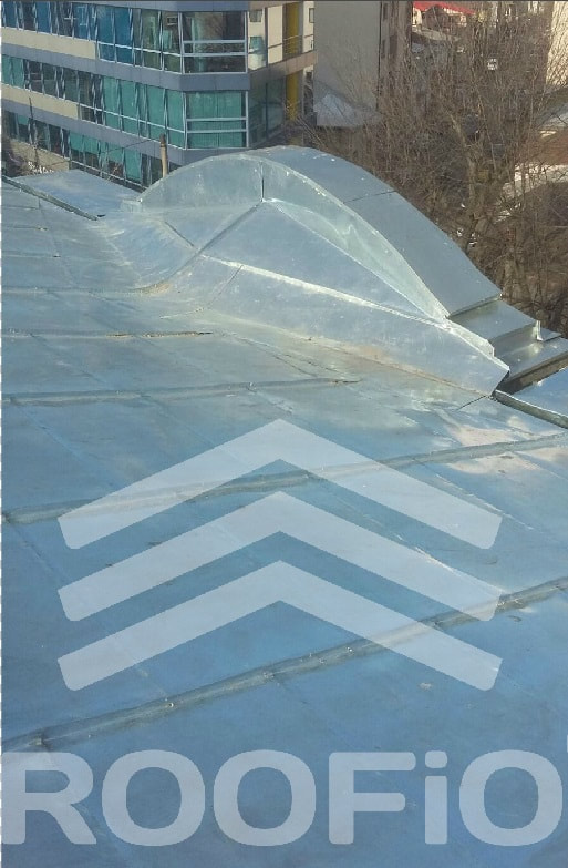 reparare acoperiş tablă zincată