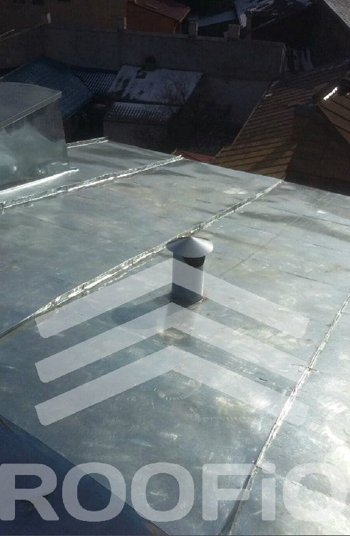 reparare acoperiş tablă zincată